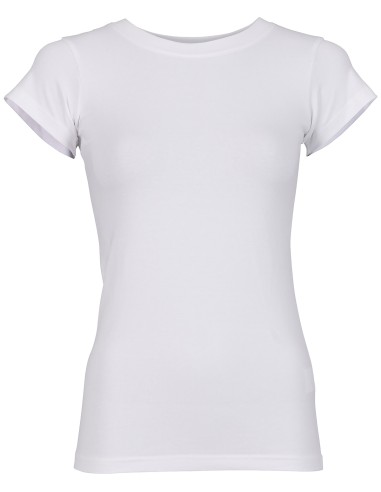 BUI-BY384-Ladies Basic Stretch Tee